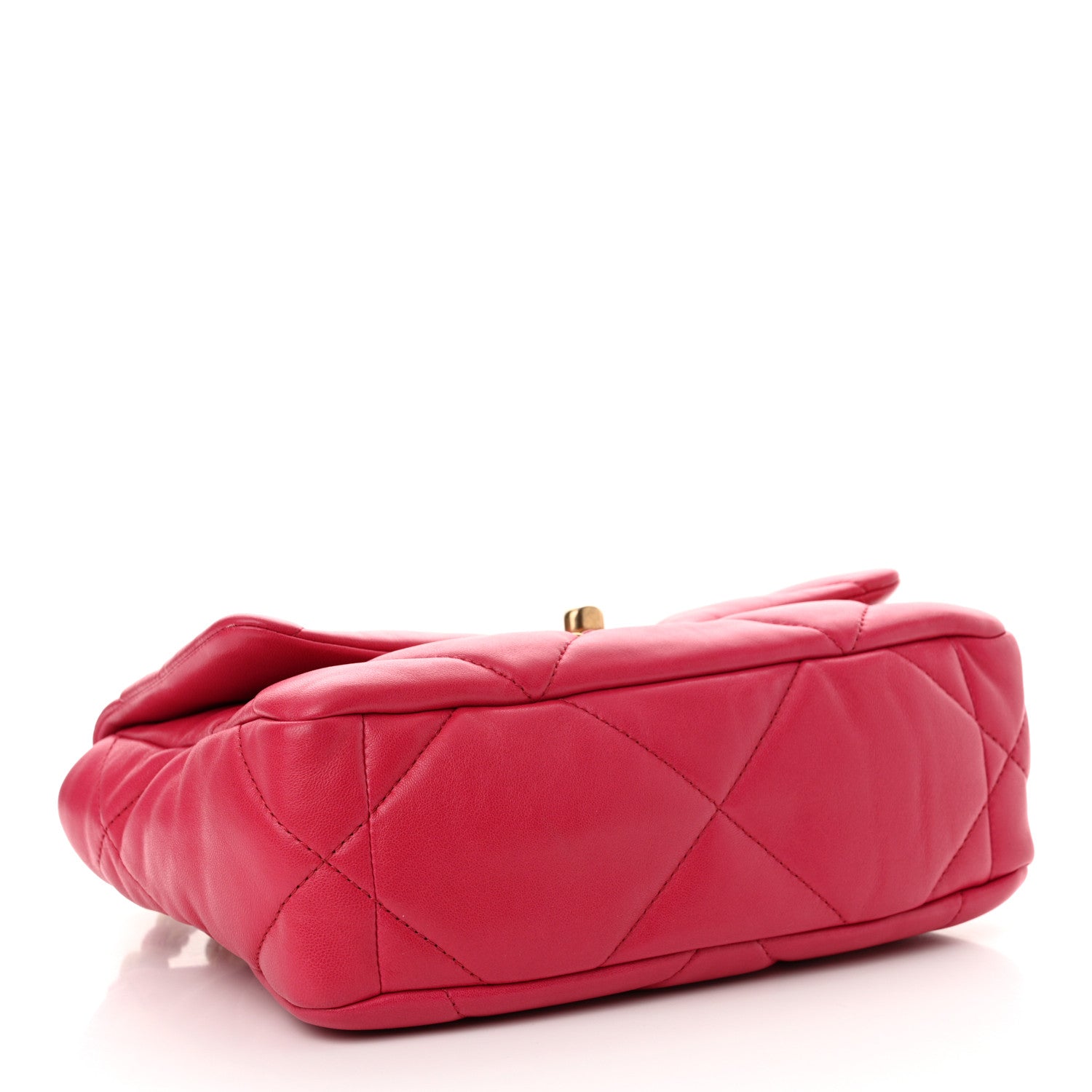 Chanel Lambskin Quilted Medium Chanel 19 Flap Dark Pink 4 of 10
