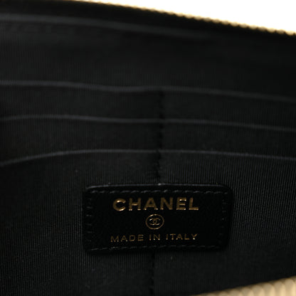 Chanel Lambskin Quilted All About Chanel Charm Wristlet Wallet Black 6 of 11