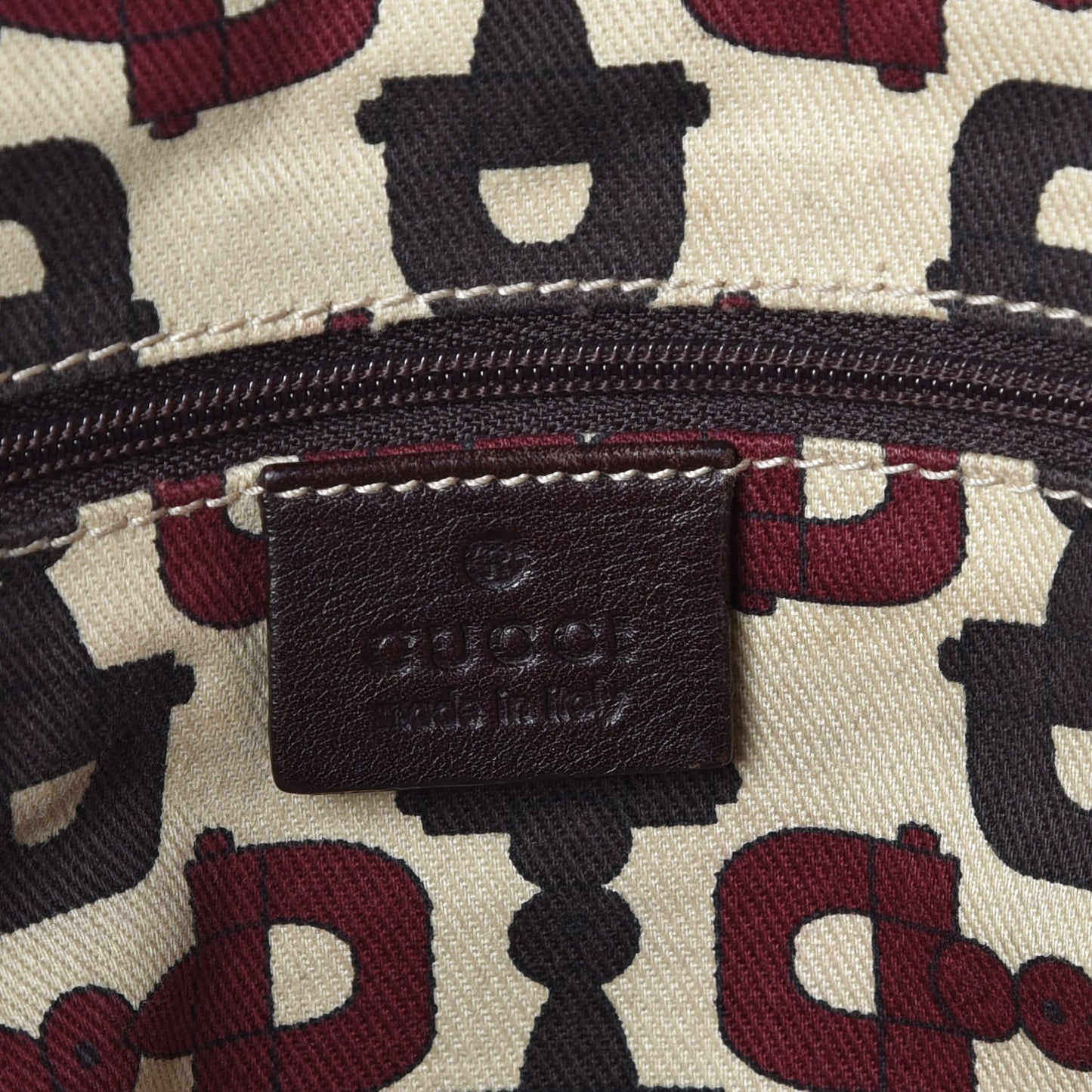 Guccissima Large Princy Tote Brown