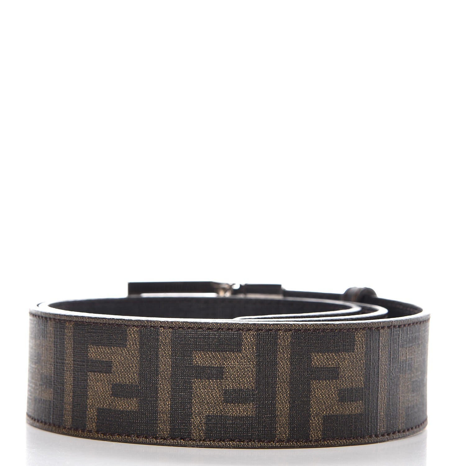 Fendi Zucca Spalmati FF Buckle Belt Tobacco 3 of 6