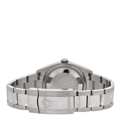 Rolex Stainless Steel 18K White Gold 36mm Oyster Perpetual Datejust Watch Mint Green 126234 3 of 5