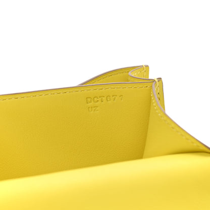 Hermes Swift Constance 18 Lime 7 of 11
