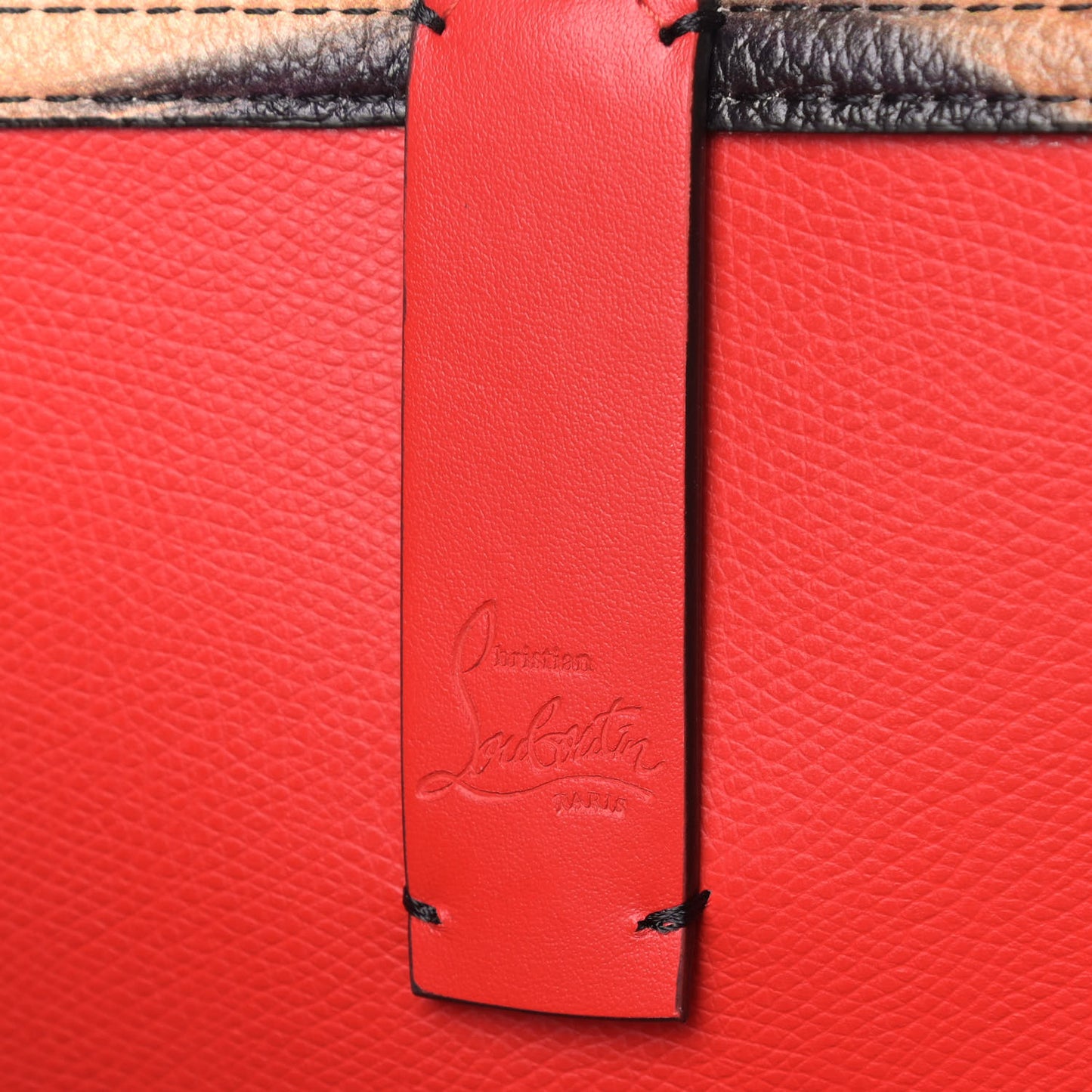Calfskin Bengal Print Spikes East West Cabata Tote