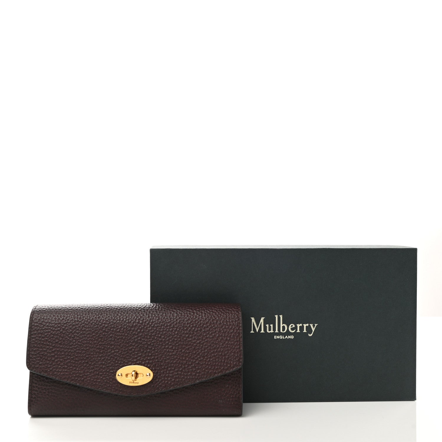 Mulberry Grain Vegetable Tanned Calfskin Darley Wallet Oxblood 7 of 7