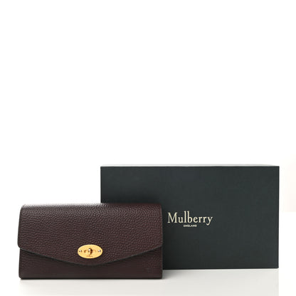 Mulberry Grain Vegetable Tanned Calfskin Darley Wallet Oxblood 7 of 7