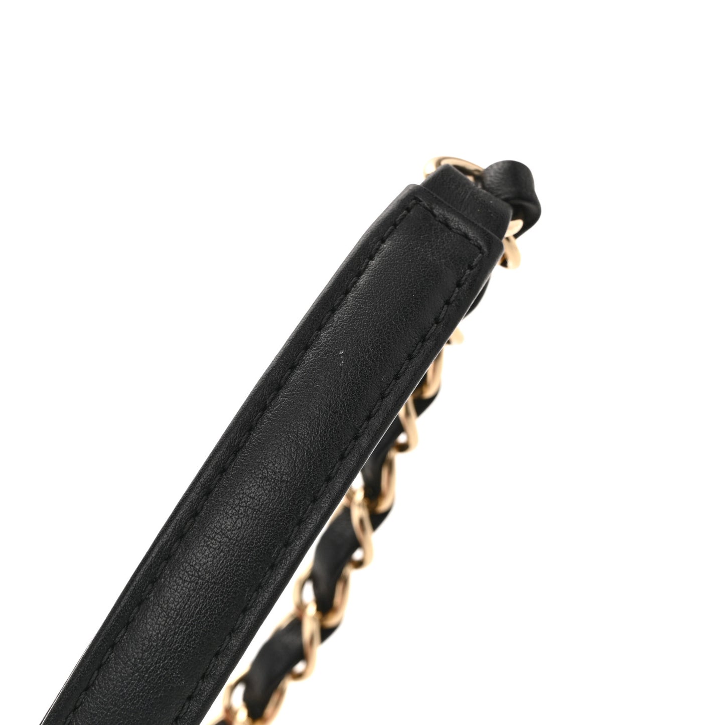 Lambskin PVC Medium Sand By The Sea Flap Black