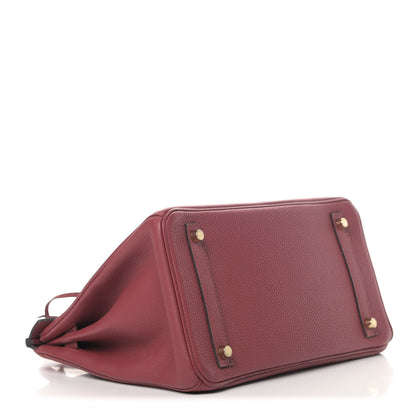 Hermes Togo Birkin 30 Rouge Grenat 3 of 10