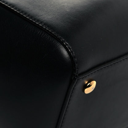 Versace Calfskin Signature Satchel Black 10 of 16