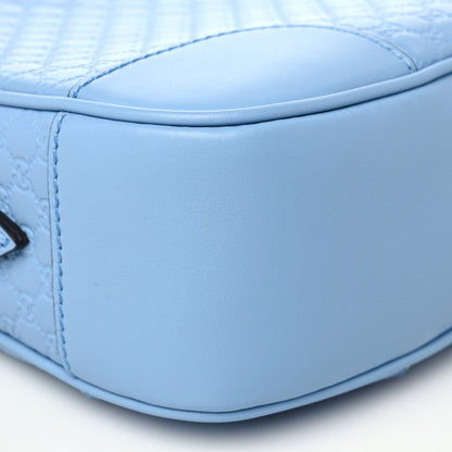 Gucci Microguccissima Mini Bree Messenger Bag Mineral Blue 9 of 10