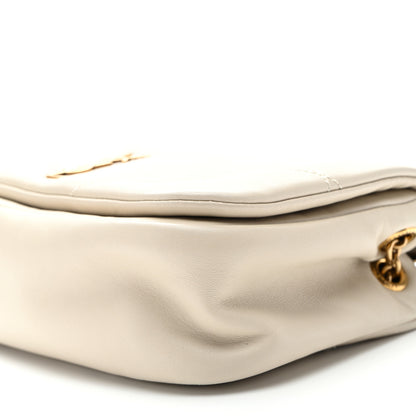 Saint Laurent Lambskin Matelasse Monogram Mini Jamie 4.3 Blanc Vintage 10 of 10