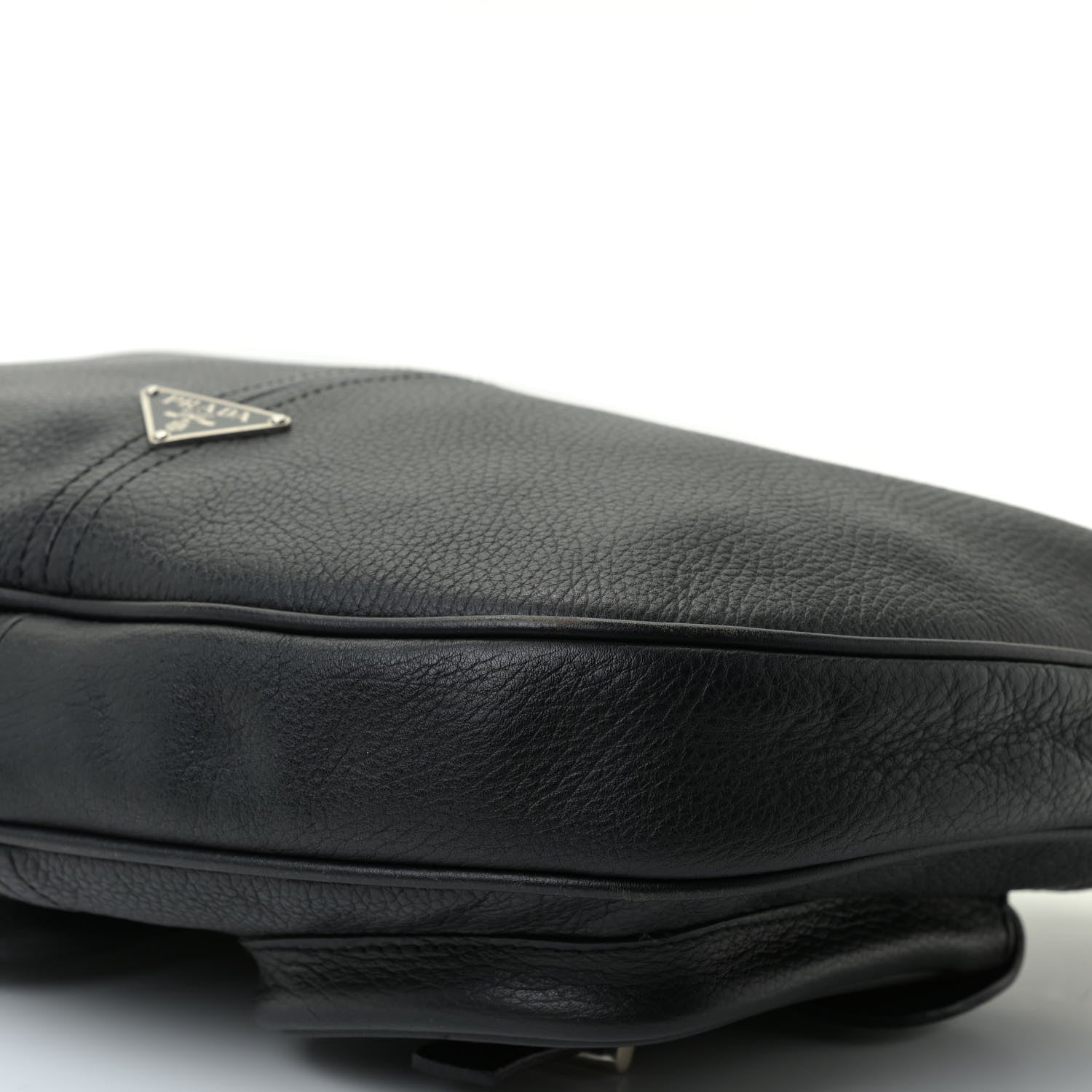 Prada Vitello Daino Pocket Hobo Black 5 of 15