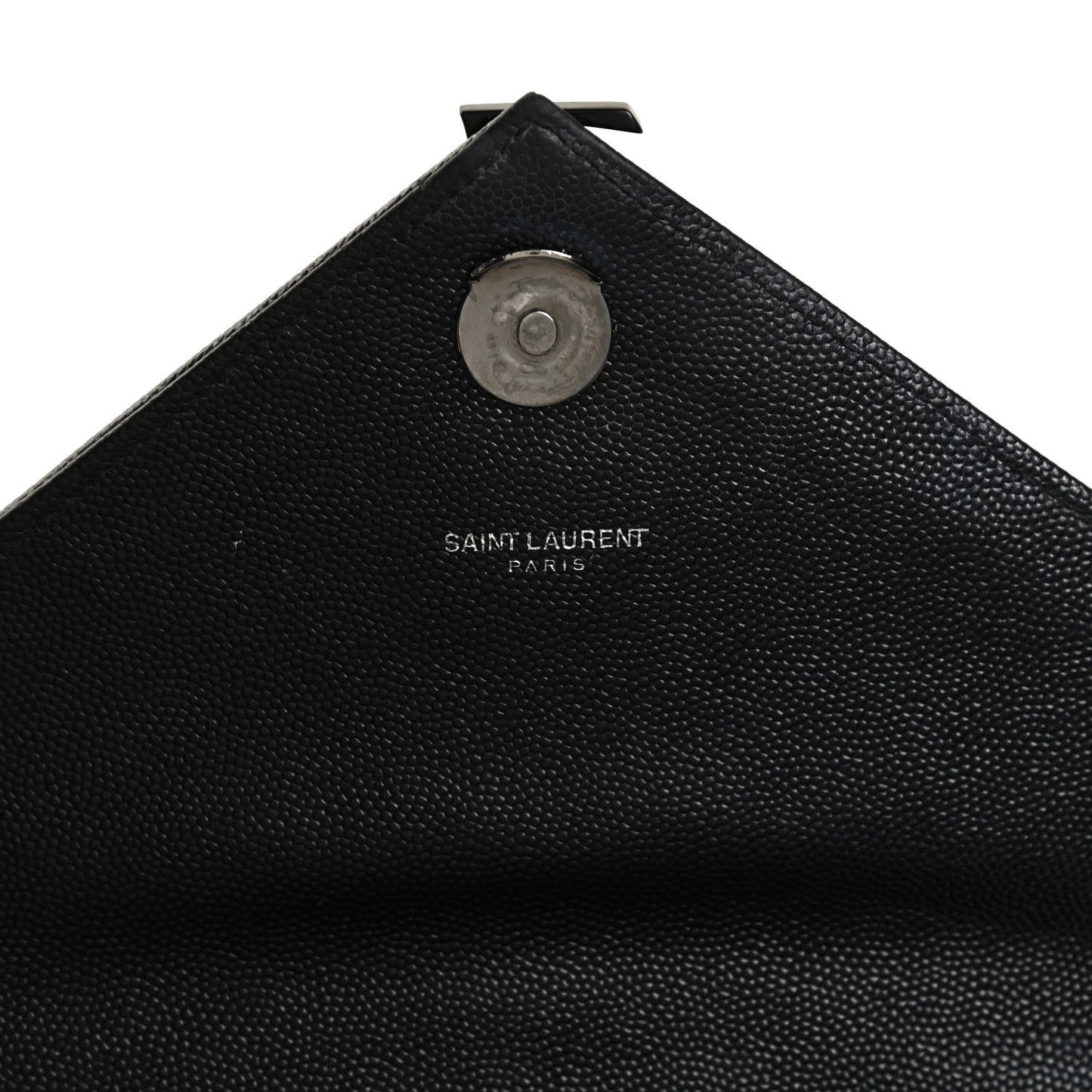 Grain De Poudre Textured Mixed Matelasse Triquilt Medium Monogram Satchel Black