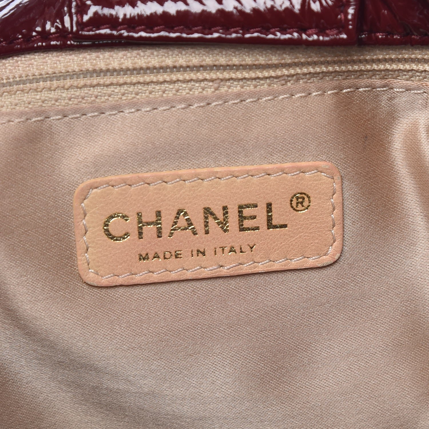 Chanel Vinyl Medium Rock and Chain Flap Bordeaux 8 of 9