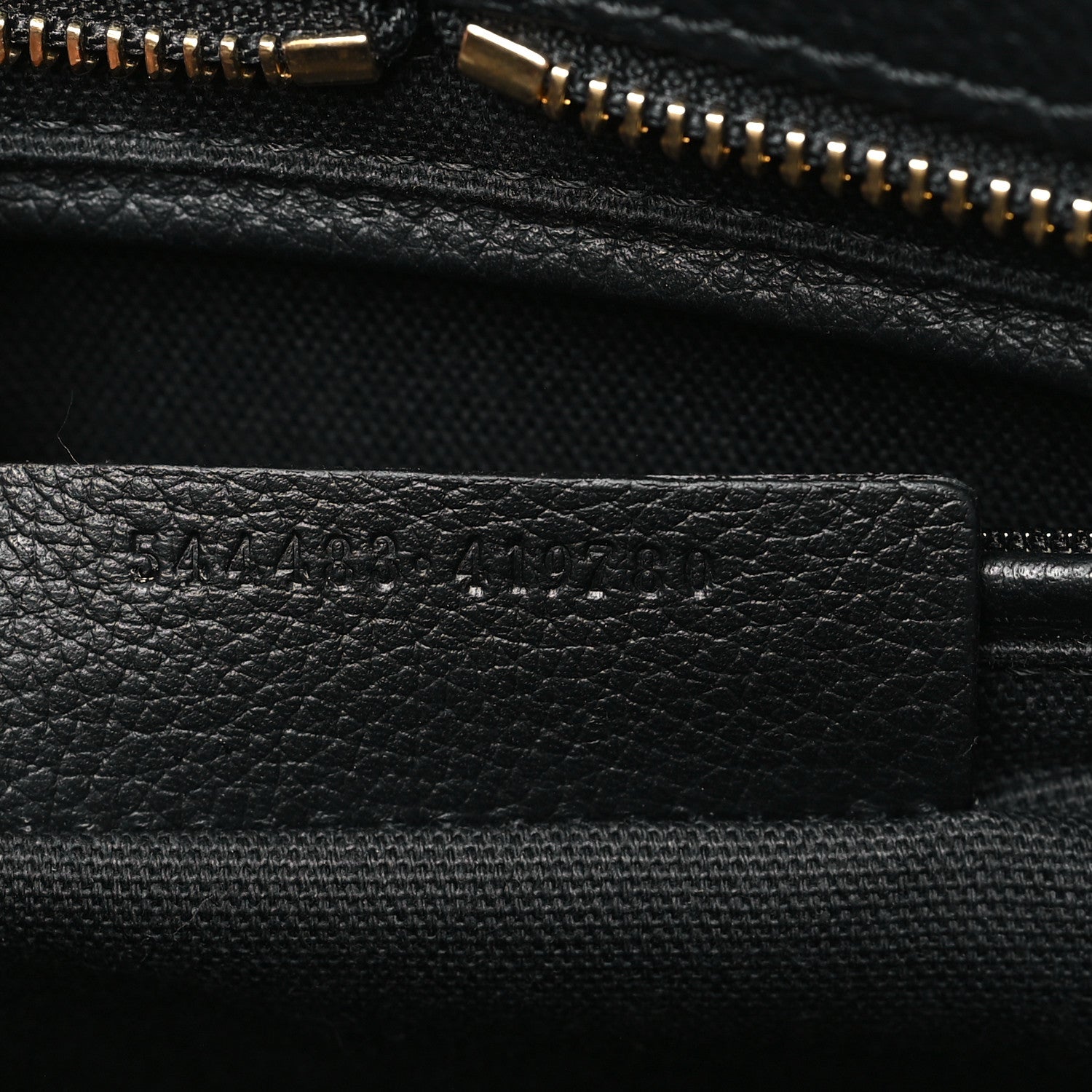 Alexander McQueen Pebbled Calfskin Small Skull Padlock Zip Around Tote Black 7 of 11