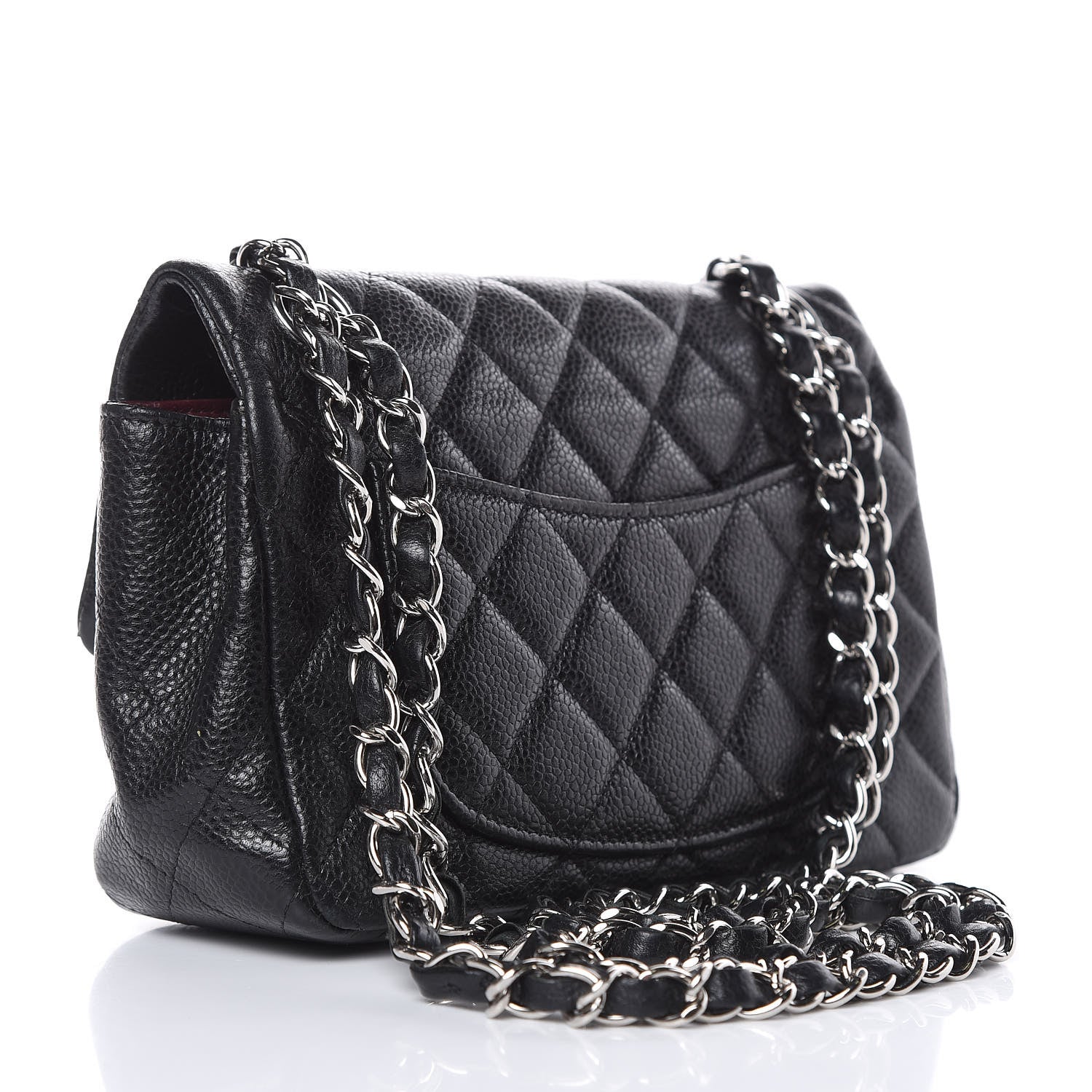 Chanel Caviar Quilted Mini Rectangular Flap Black 3 of 14