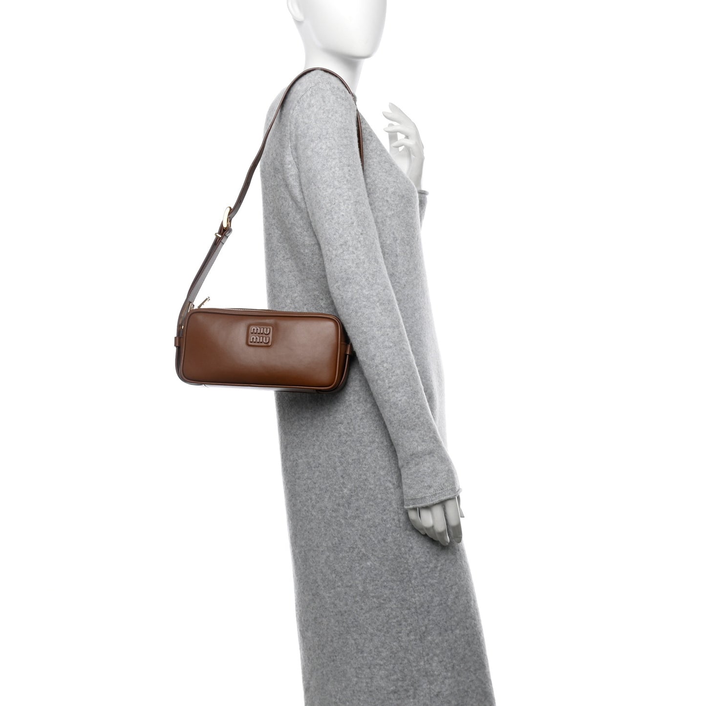 Soft Calf Softy Shoulder Bag Cognac