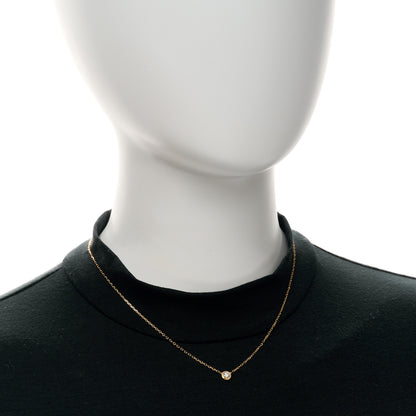 Cartier 18K Yellow Gold Diamond LM D'Amour Pendant Necklace 2 of 5
