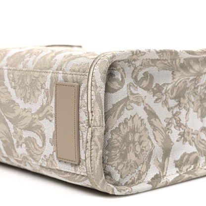 Versace Jacquard Barocco Small Athena Tote Beige 9 of 9