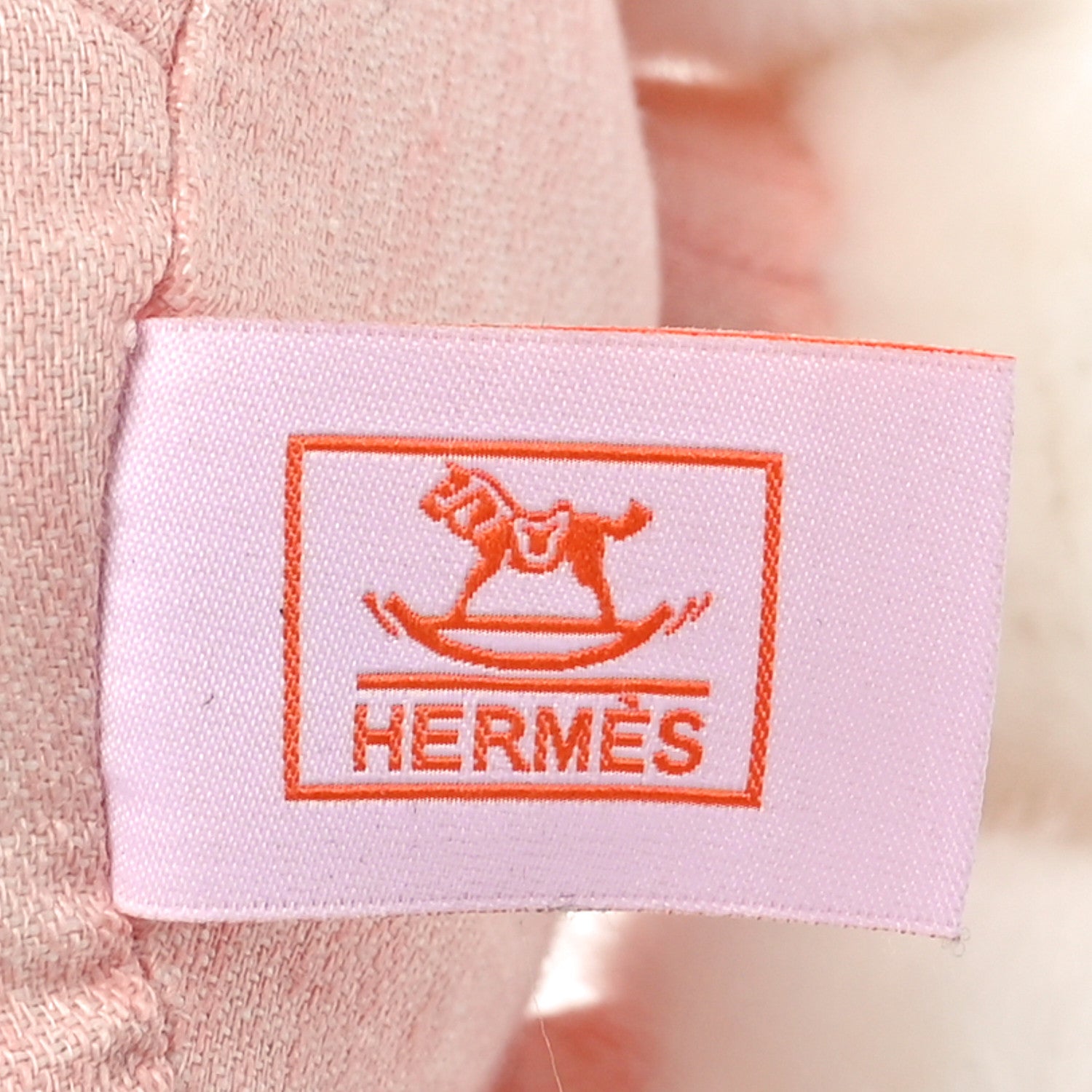 Hermes Linen Baby Hermy Plush Toy Rose Lilas 7 of 8