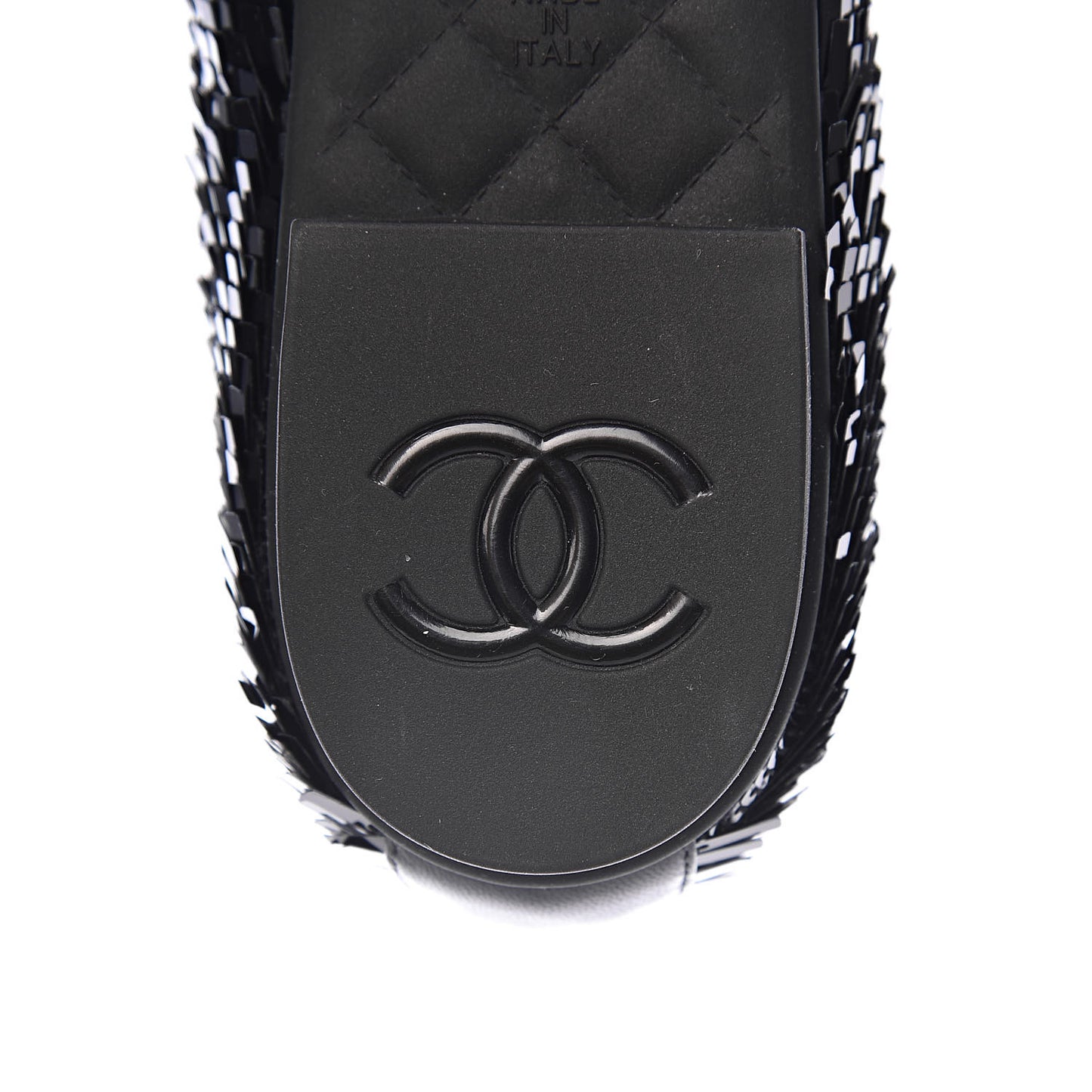 Sequin CC Loafers 37 Black