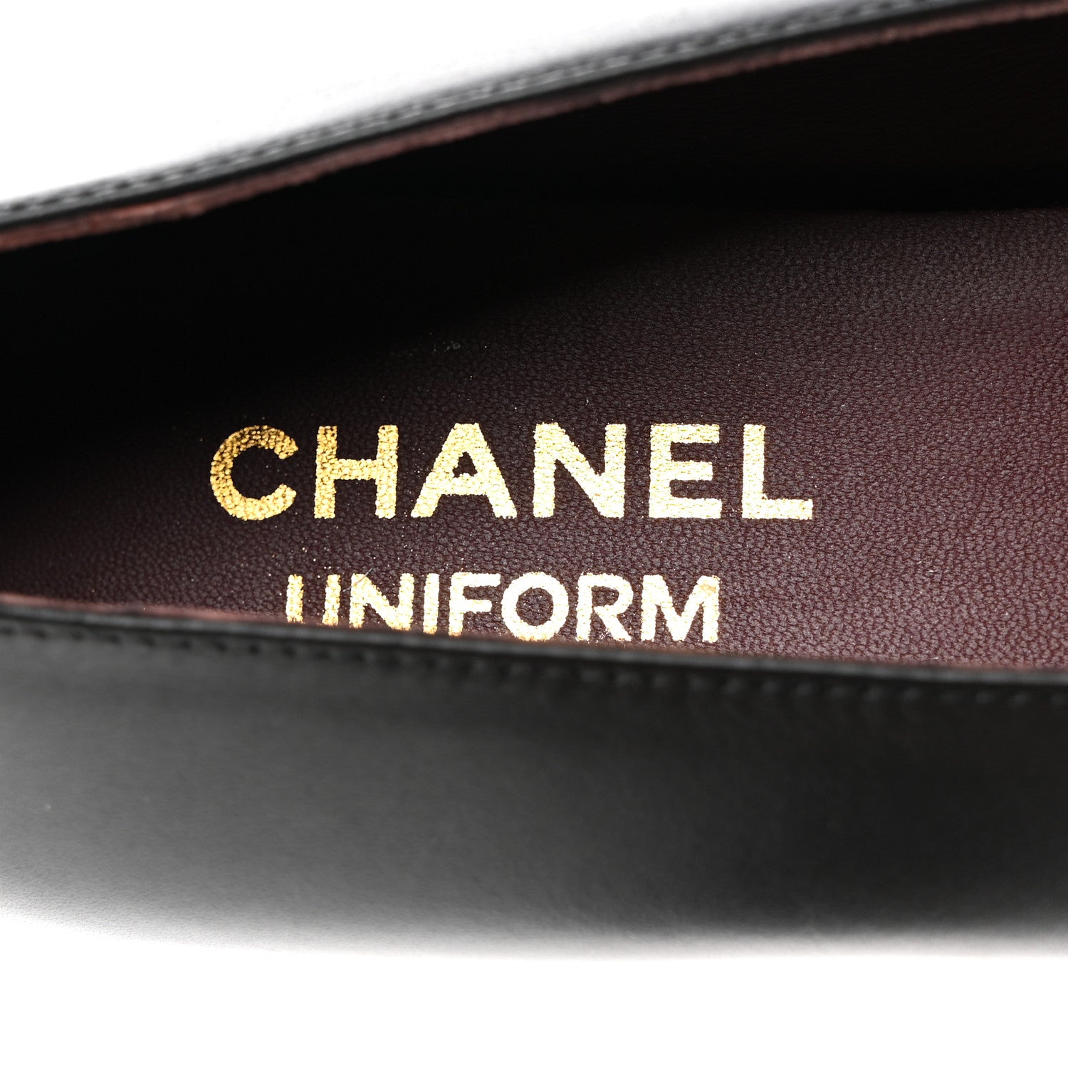 Chanel Lambskin Cap Toe Ballerina Flats 36.5 Black 6 of 9