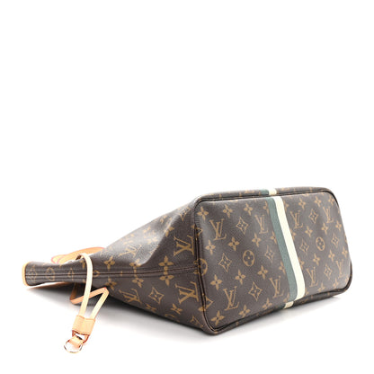 Louis Vuitton Monogram My LV Heritage Neverfull MM Ivory Vert 3 of 9
