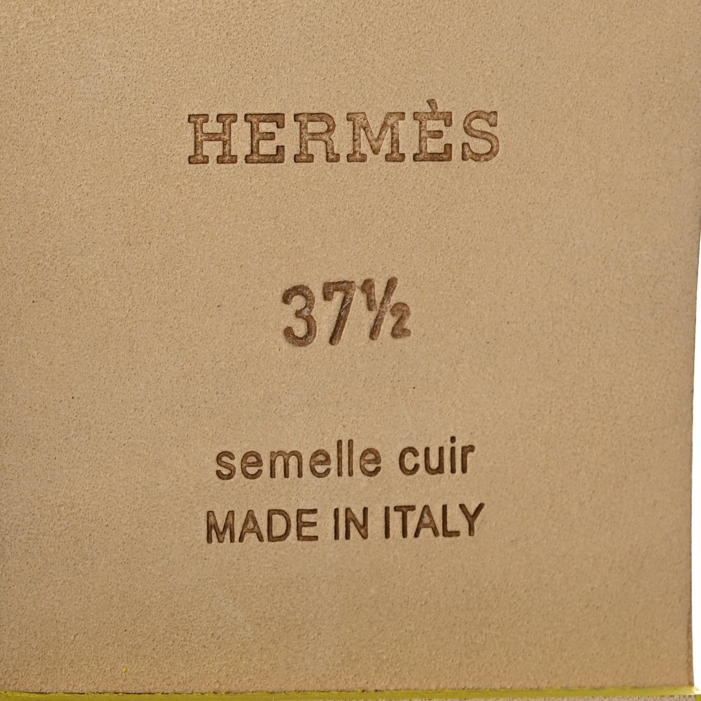 Epsom Oran Sandals 37.5 Jaune Pollen