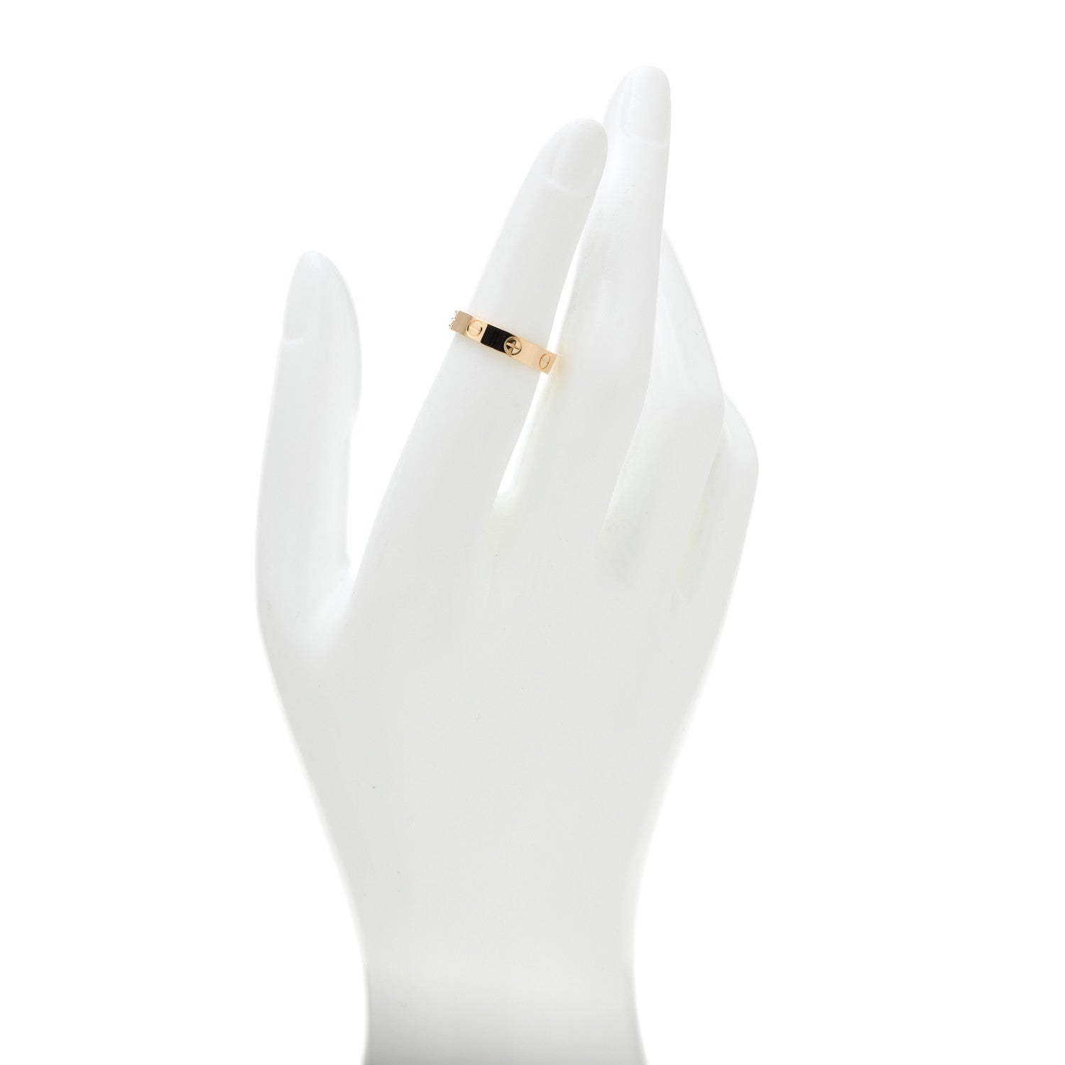 Cartier 18K Yellow Gold 3.5mm LOVE Wedding Band Ring 50 5.25 2 of 7