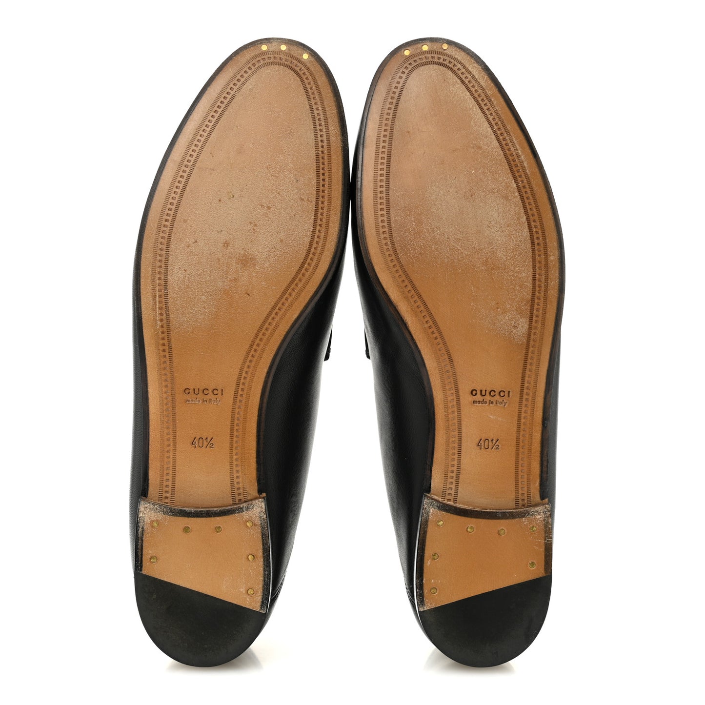 Lambskin Womens Brixton Horsebit Loafers 40.5 Black