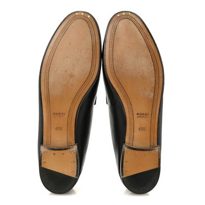 Gucci Lambskin Womens Brixton Horsebit Loafers 40.5 Black 6 of 10