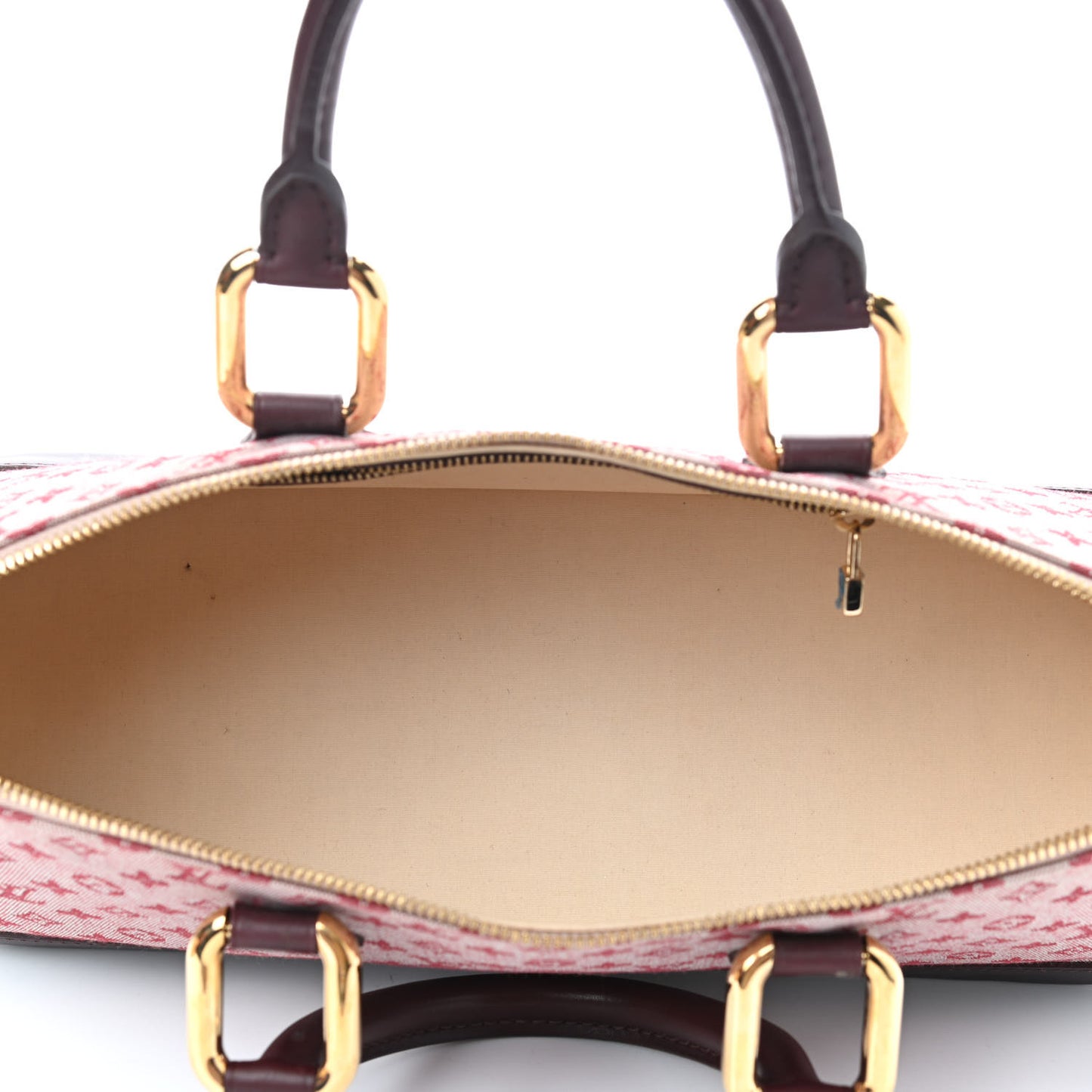 Mini Monogram Alma Long Cherry