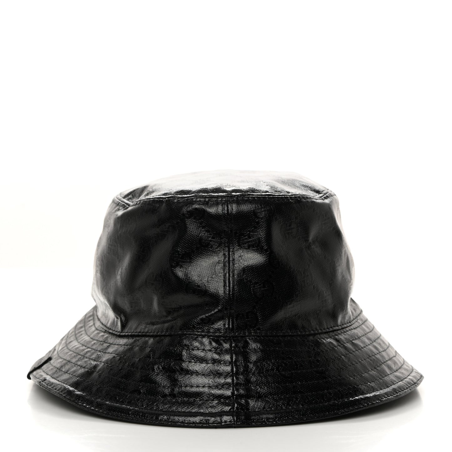 Crystal Monogram Bucket Hat S Black