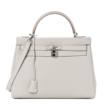 Hermes Togo Kelly Retourne 32 Gris Perle 1 of 11