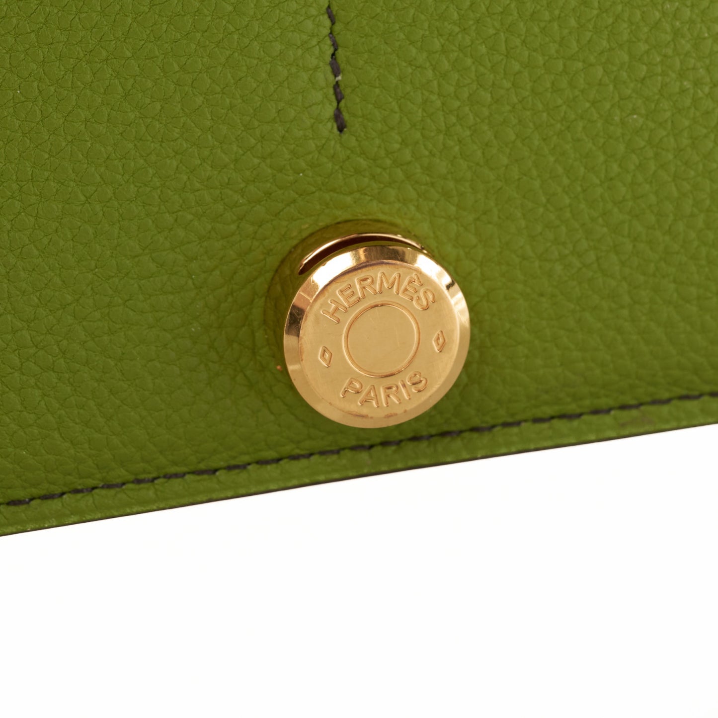 Togo Dogon Duo Wallet Vert Anis
