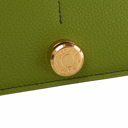 Hermes Togo Dogon Duo Wallet Vert Anis 7 of 12