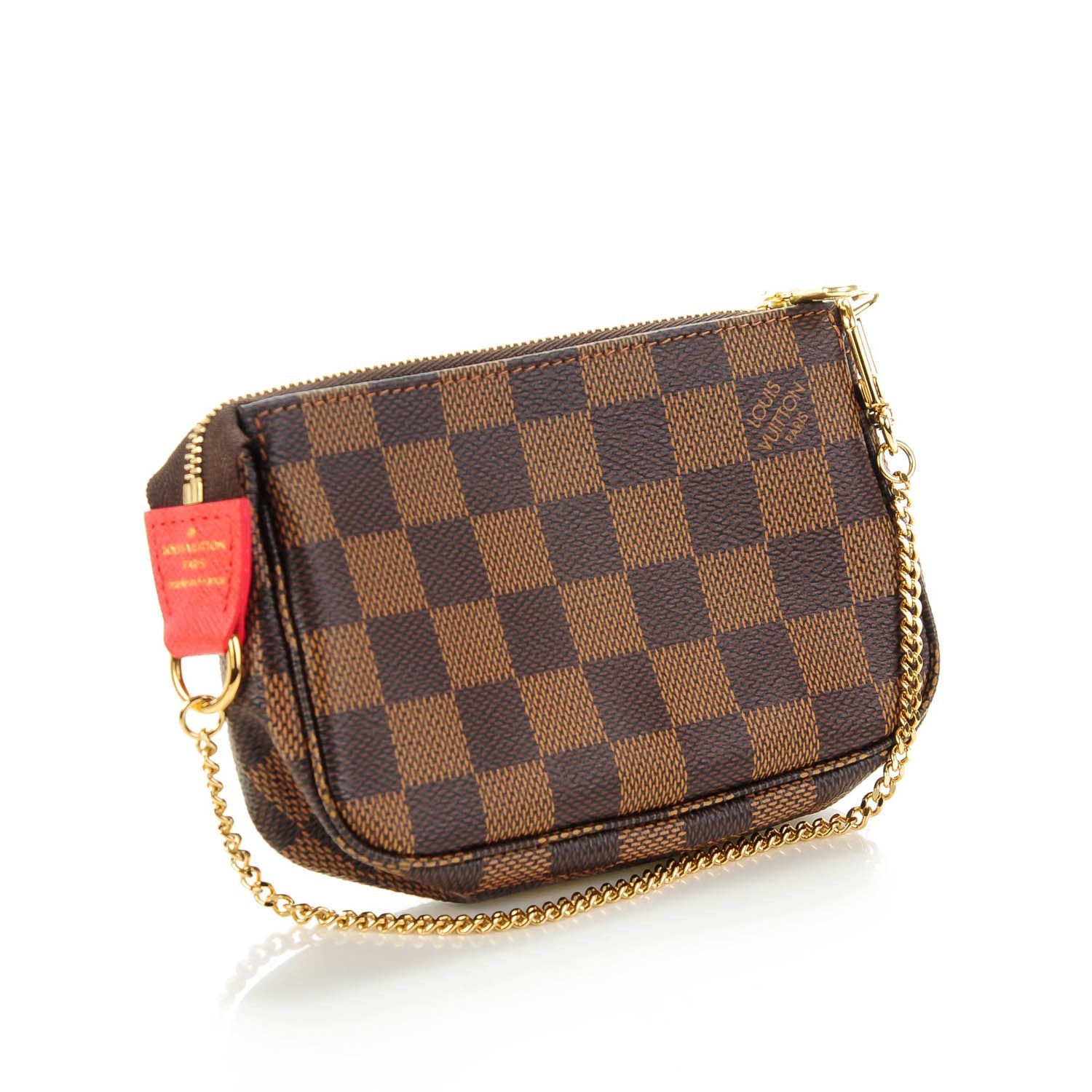 Louis Vuitton Damier Ebene 2015 Christmas Animation Mini Pochette Accessories 3 of 7