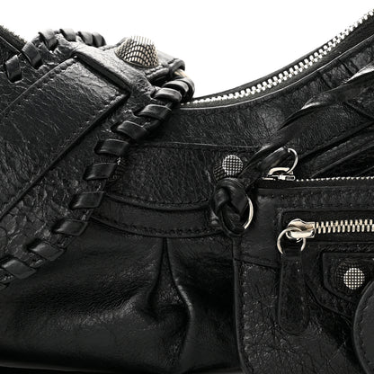 Balenciaga Agneau Arena Le Cagole Shoulder Bag XS Black 7 of 9