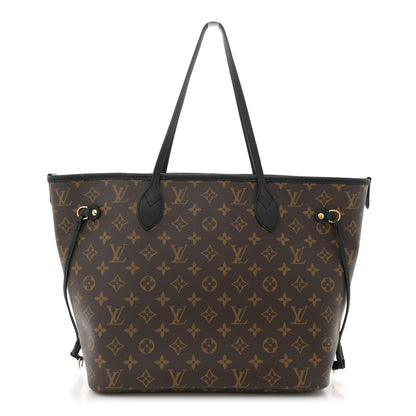 Louis Vuitton Monogram Calfskin Neo Neverfull Inside Out MM Black 1 of 18