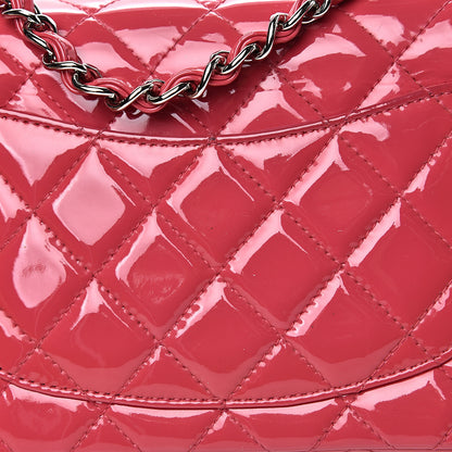 Chanel Patent Calfskin Quilted Mini Rectangular Flap Pink 12 of 14