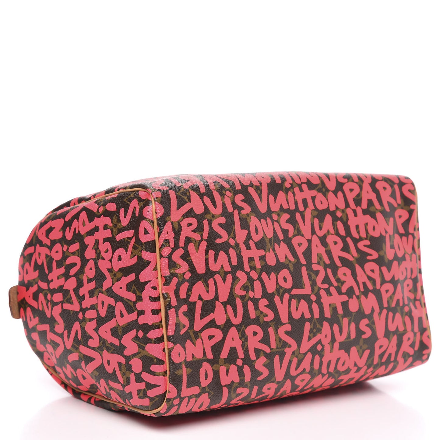 Monogram Graffiti Speedy 30 Fuchsia