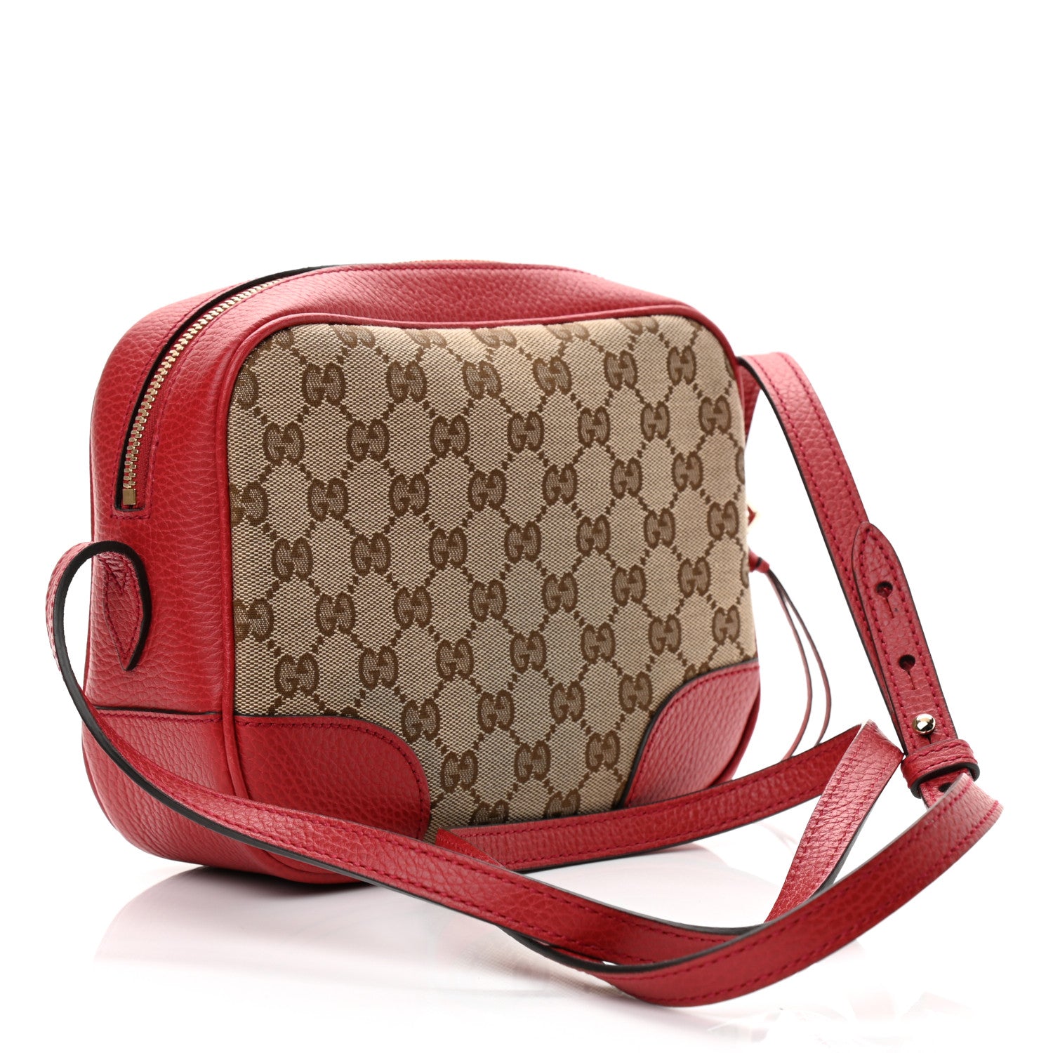 Gucci Monogram Mini Bree Messenger Bag Red 3 of 12