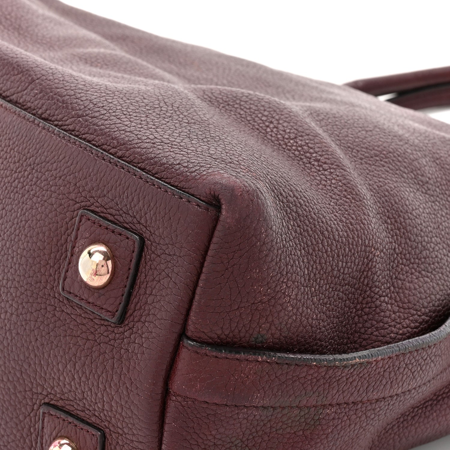 Mulberry Classic Grained Calfskin Alice Satchel Oxblood 20 of 20