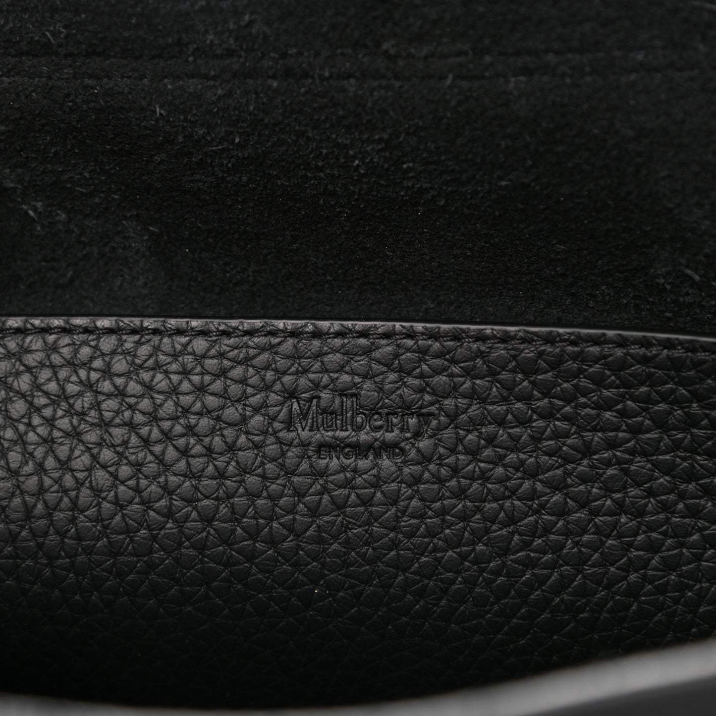 Heavy Grain Oversized Alexa Black
