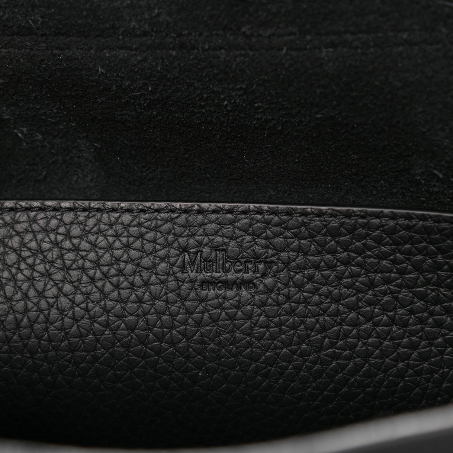Mulberry Heavy Grain Oversized Alexa Black 6 of 9