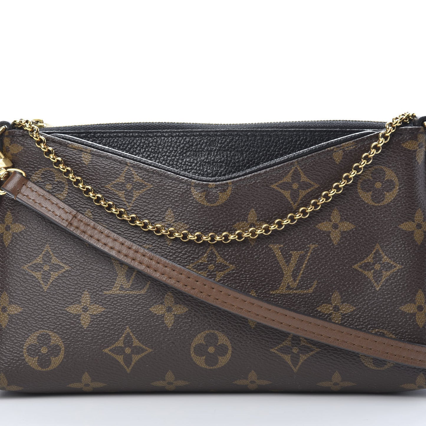 Monogram Pallas Clutch Black