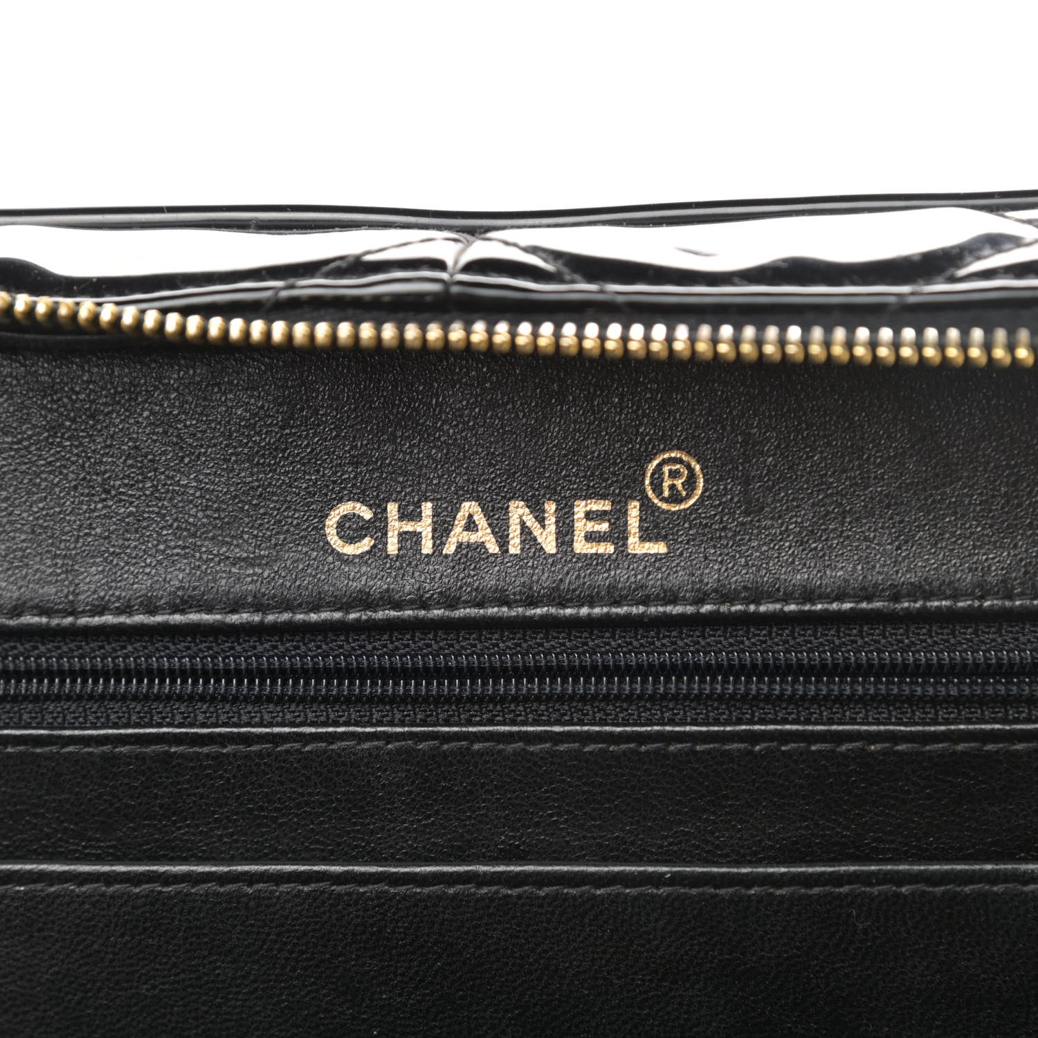 Chanel Patent Quilted Top Handle Lunch Box Carryall Shoulder Bag Black 6 of 15