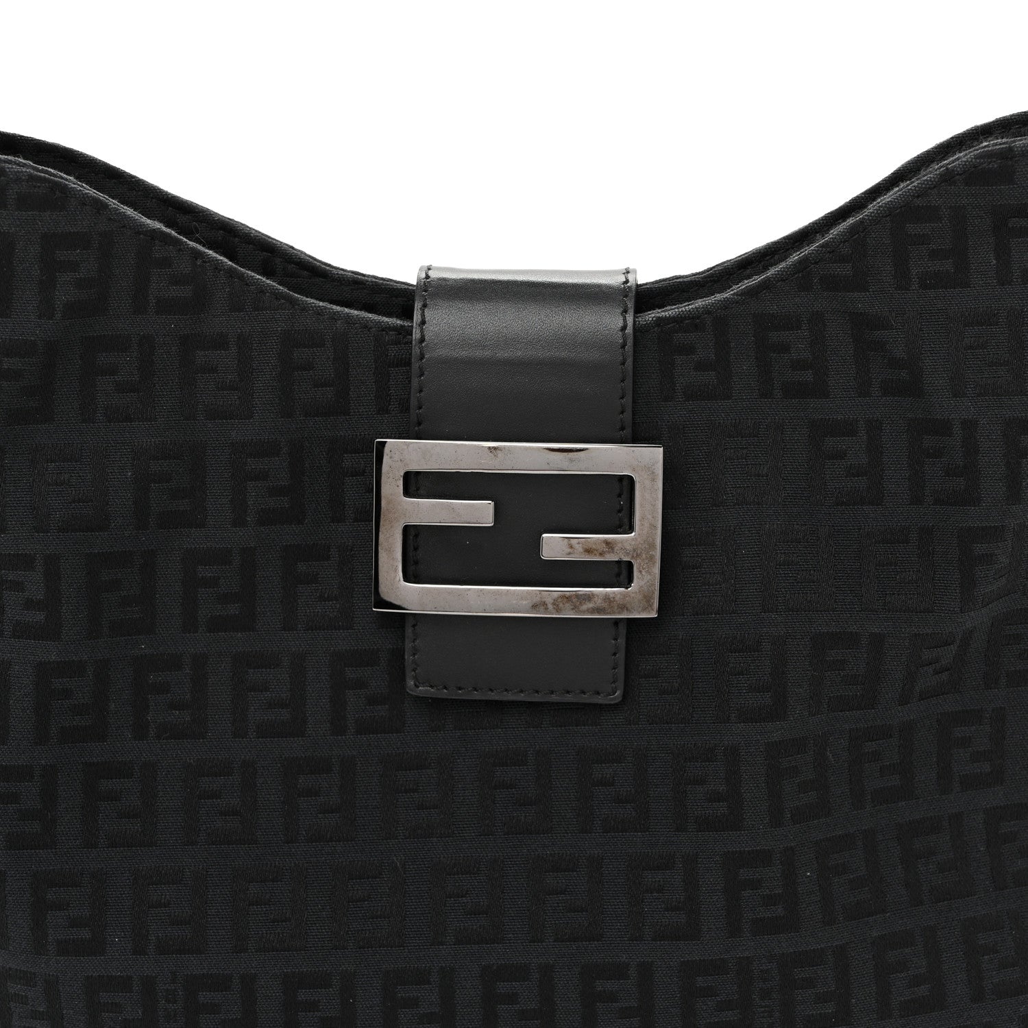 Fendi Zucchino Small Hobo Black 7 of 11