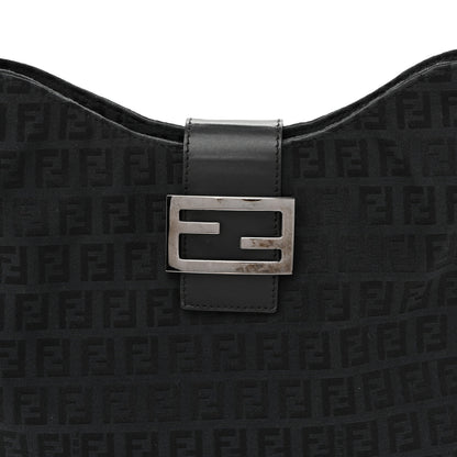 Fendi Zucchino Small Hobo Black 7 of 11