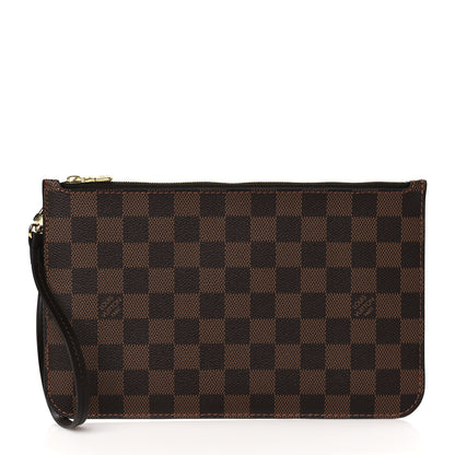 Louis Vuitton Damier Ebene Neverfull MM GM Pochette 1 of 9