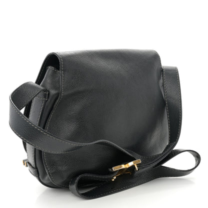 Chloe Calfskin Medium Marcie Round Crossbody Bag Black 3 of 10